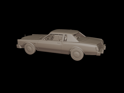 Crysler lebaron 1979 3d print model