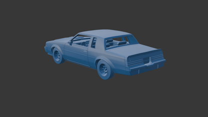 BUICK REGAL GNX 1987 3D PRINT MODEL