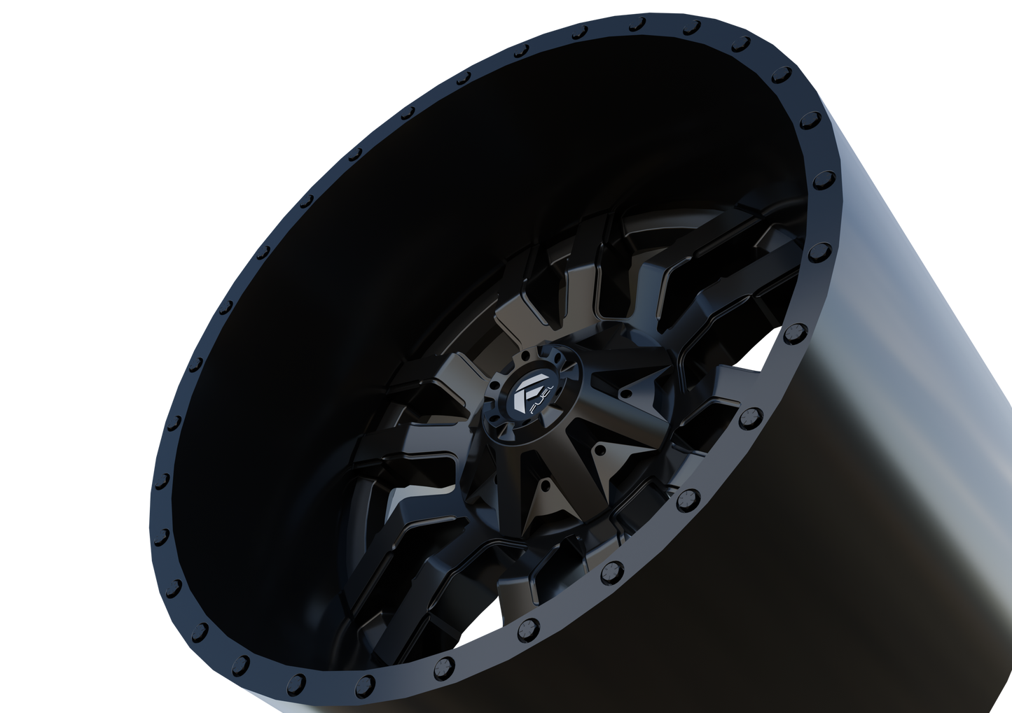 FUEL OFF-ROAD SLEDGE WHEEL 3D PRINT MODEL
