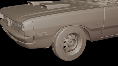 DODGE DEMON 1971 3D PRINT MODEL
