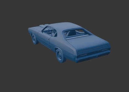 DODGE DART DEMON 340 1972 3D PRINT MODEL