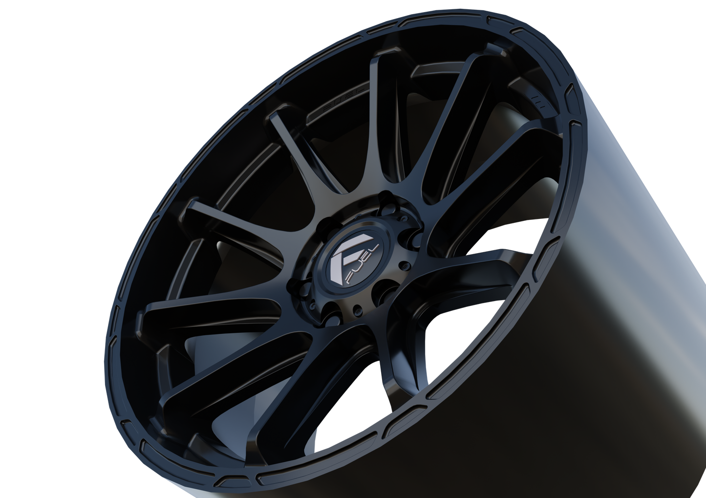 FUEL OFF-ROAD VARIANT WHEEL 3D PRINT MODEL