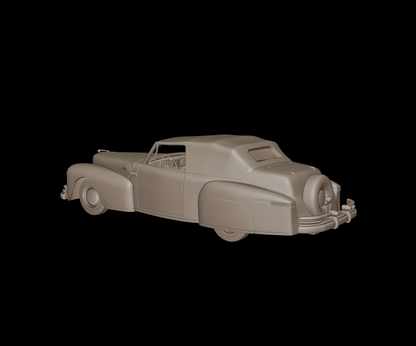 lincoln  Continental Convertible 1947 3d print model