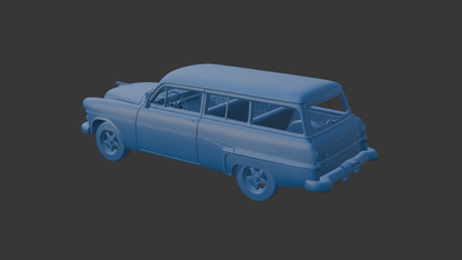 DODGE CORONET 1954  WAGON 3D PRINT MODEL
