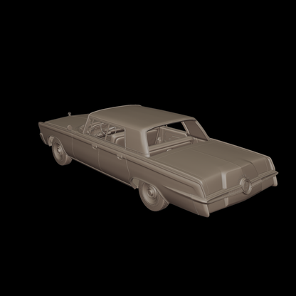 Chrysler Imperial Crown 1965 3D PRINT MODEL