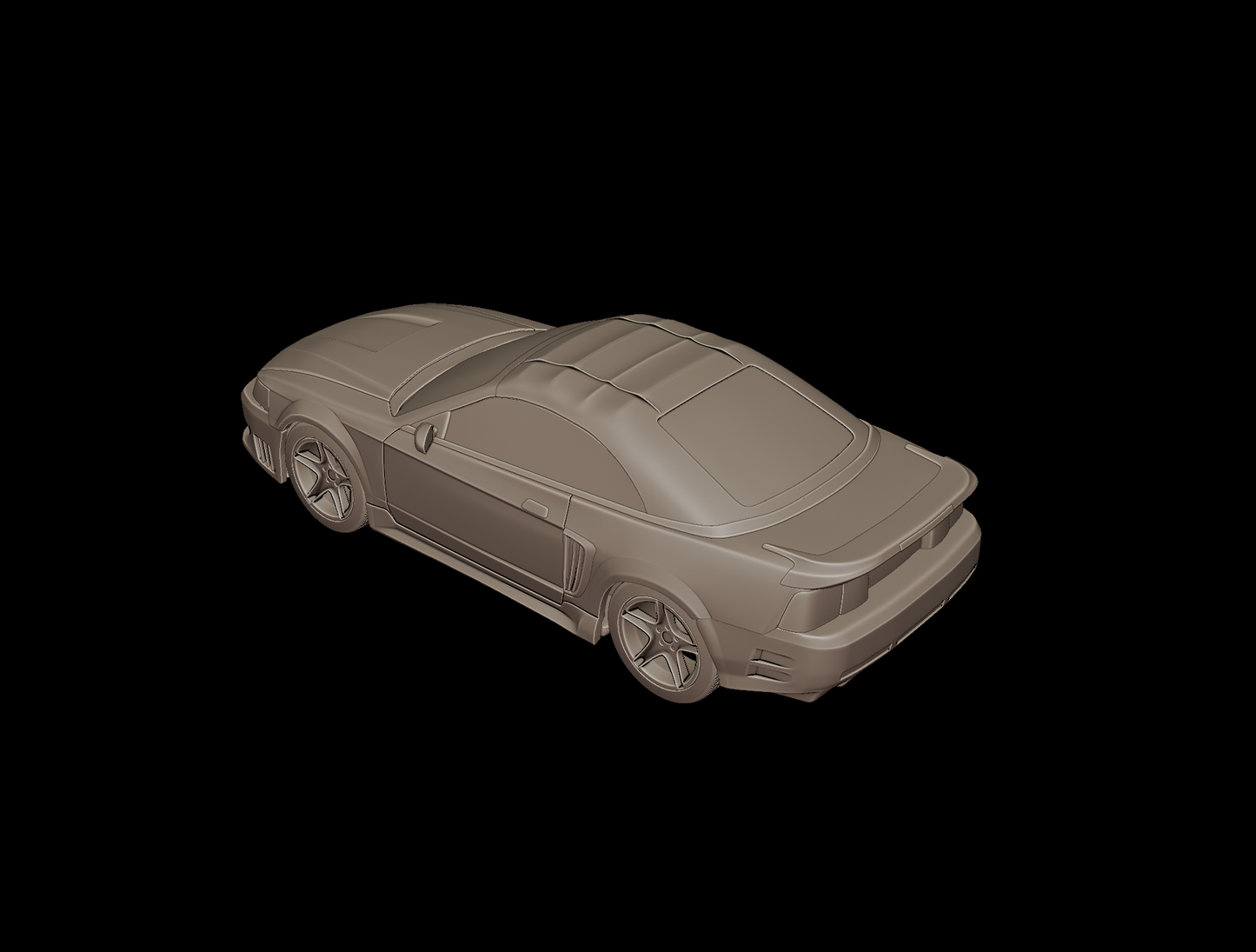 ford mustang saleen 2001 3d print model