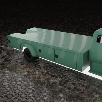 STL FILE CHEVROLET COE TRUCK 1949 V3 - ARTISTIT