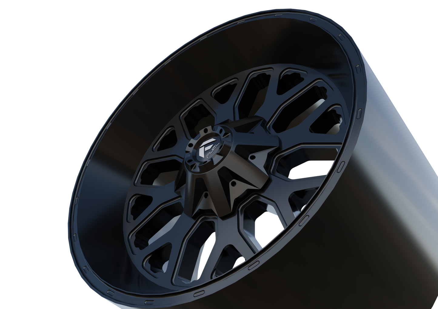 FUEL OFF-ROAD TITAN V1 WHEEL 3D PRINT MODEL