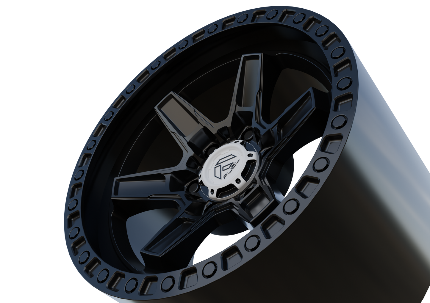 FUEL OFF-ROAD KICKER WHEEL 3D PRINT MODEL