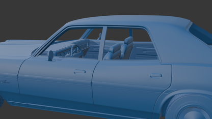 DODGE MONACO 1977 FOUR-DOOR 3D PRINT MODEL