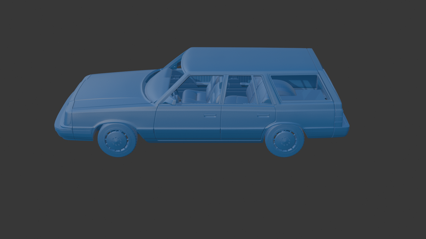Dodge Aries K 1987 WAGON 3D PRINT MODEL