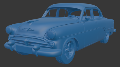 DODGE CORONET 1954 TWO DOORS 3D PRINT MODEL