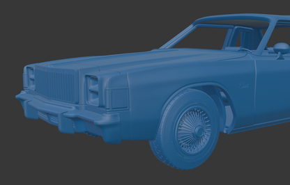 CHRYSLER CORDOBA 1979 3D PRINT MODEL