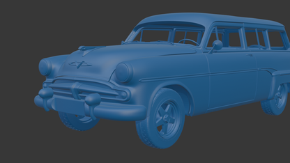 DODGE CORONET 1954  WAGON 3D PRINT MODEL