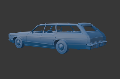 Dodge Monaco Station Wagon 1977 3D PRINT MODEL