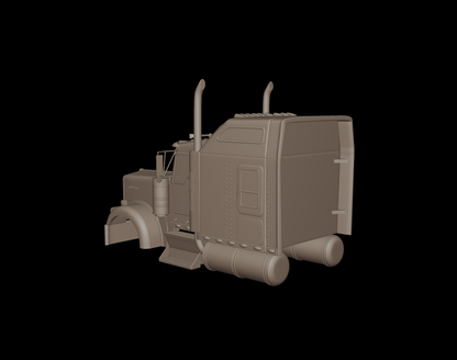 STL FILE kenworth_w900 2006 3d print model - ARTISTIT
