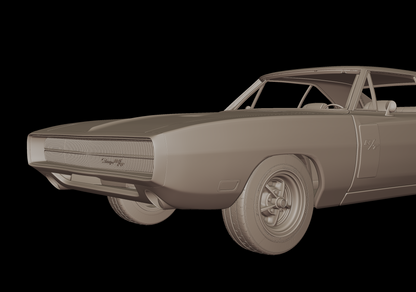 dodge charger 440 R/T 1970 3D PRINT MODEL