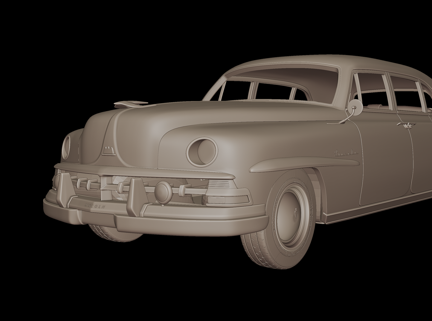 lincoln Cosmopolitan Presidential Limousine 1950  3d print model