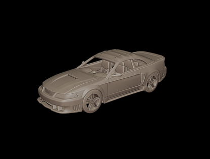 STL FILE ford mustang saleen 2001 3d print model - ARTISTIT