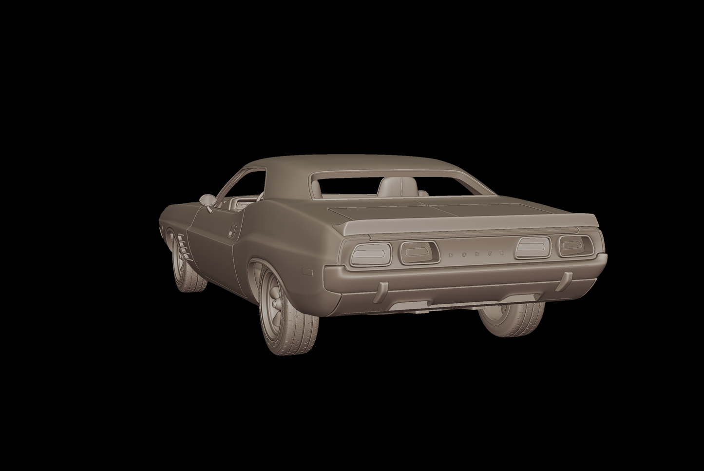 Challenger 440 1973 3D PRINT MODEL