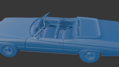 ‏‏Buick LeSabre 1972 two doors convertable 3D PRINT MODEL