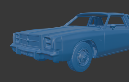 CHRYSLER CORDOBA 300 1979 3D PRINT MODEL