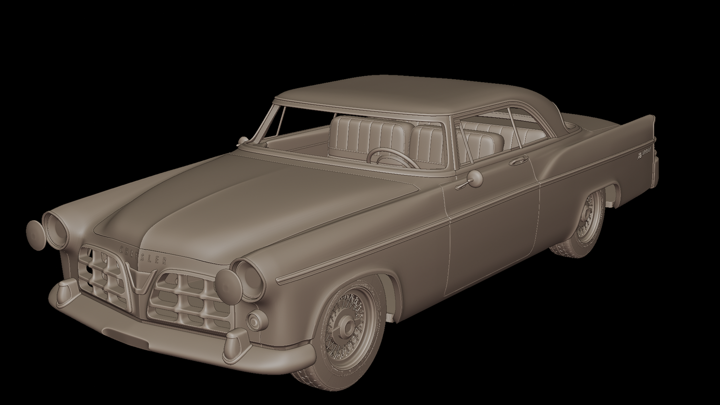 CHRYSLER 300b 1956 3D PRINT MODEL