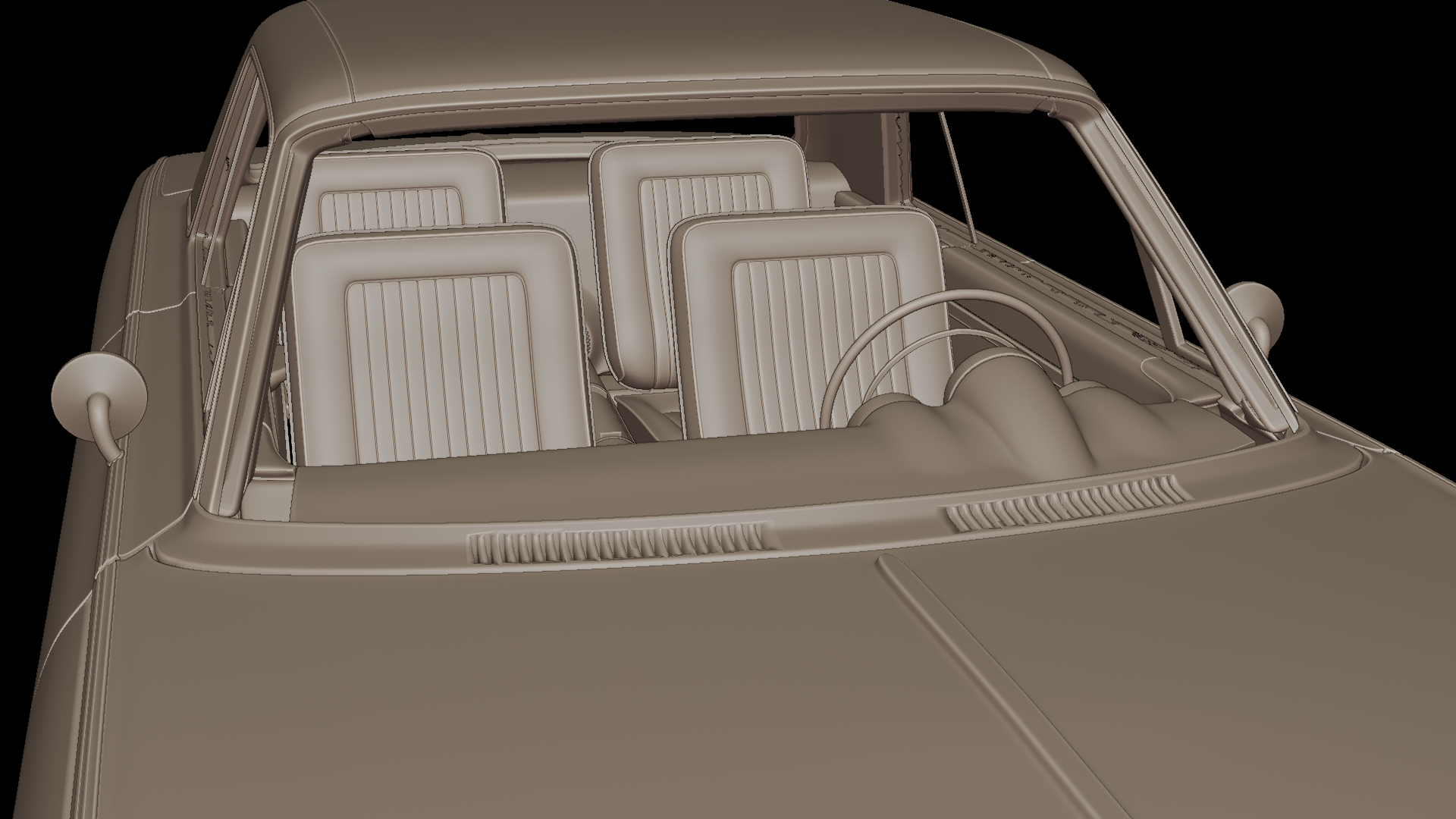 STL FILE Chrysler Turbine 1963 3D PRINT MODEL - ARTISTIT