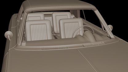 STL FILE Chrysler Turbine 1963 3D PRINT MODEL - ARTISTIT