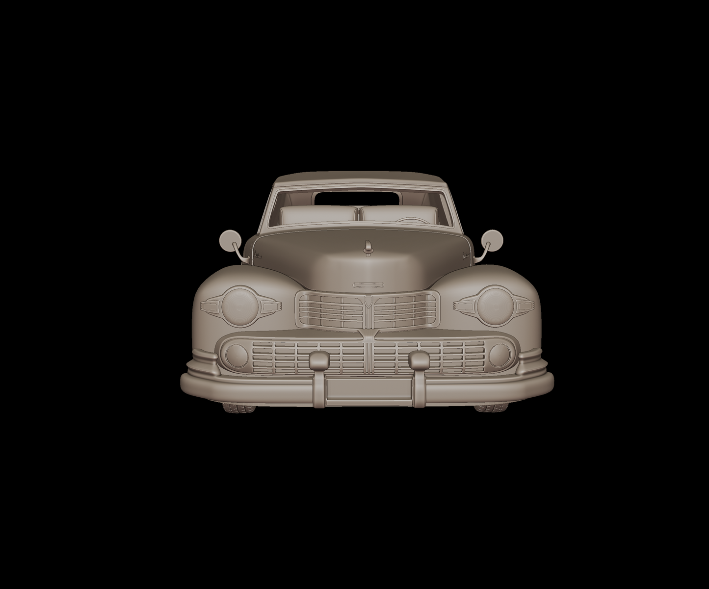 lincoln  Continental Convertible 1947 3d print model