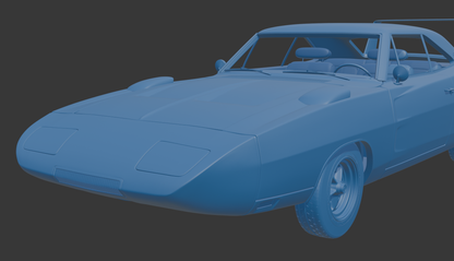 STL FILE Dodge Charger Daytona 1969 3D PRINT MODEL - ARTISTIT