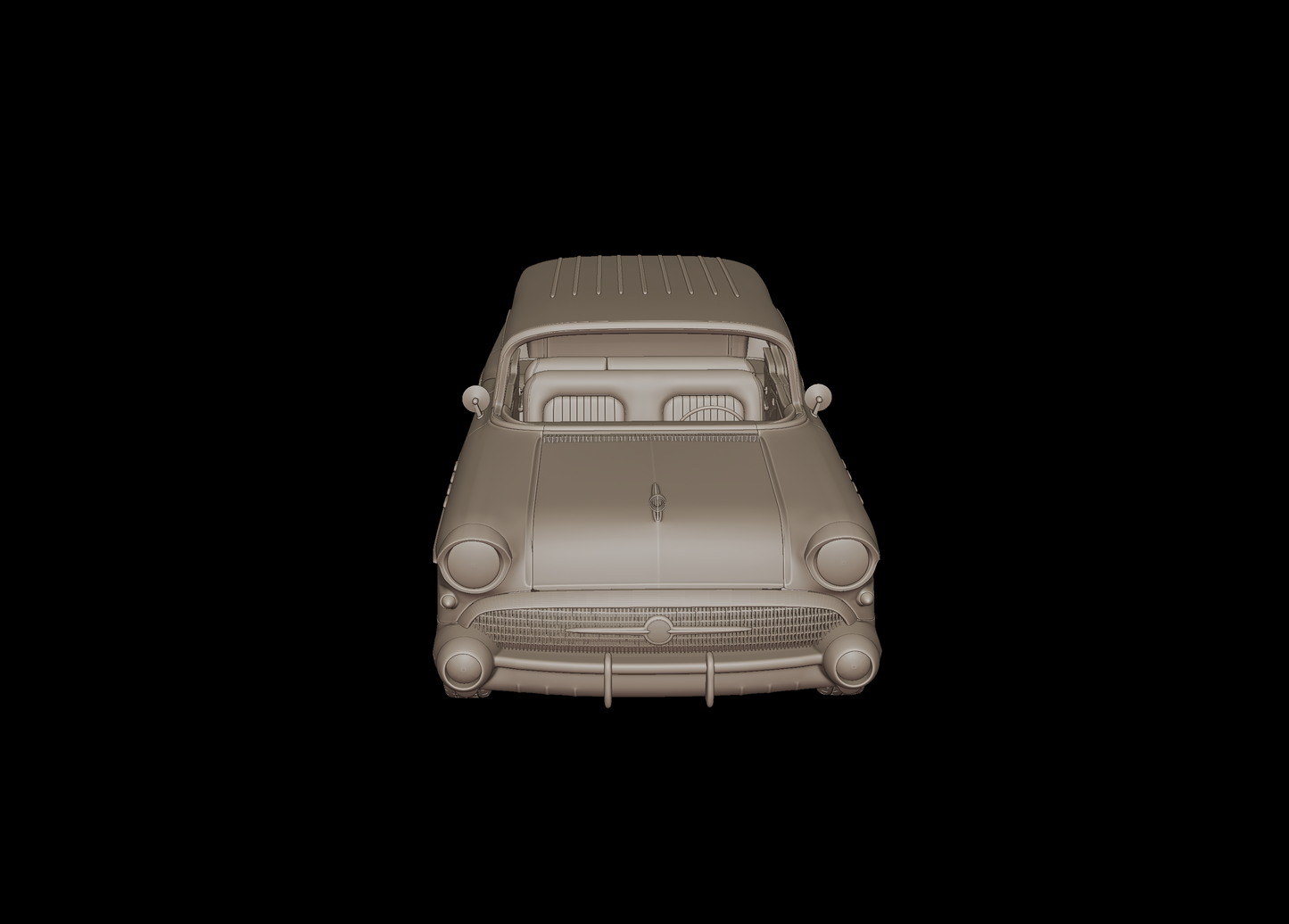 Buick Century Caballero Wagon 1957 3d print model