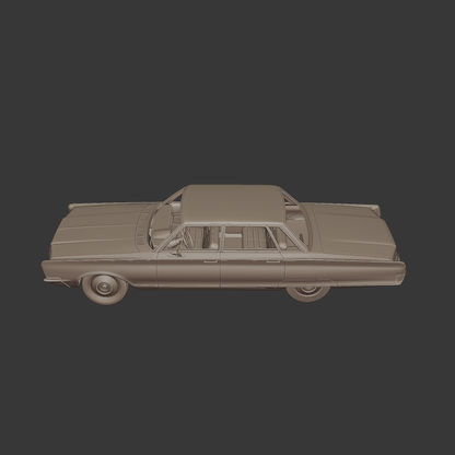 Chrysler new yorker 1966 3D PRINT MODEL