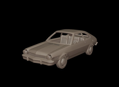 STL FILE ford pinto 1973 3d print model - ARTISTIT