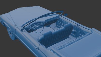 ‏‏Buick LeSabre 1972 two doors convertable 3D PRINT MODEL