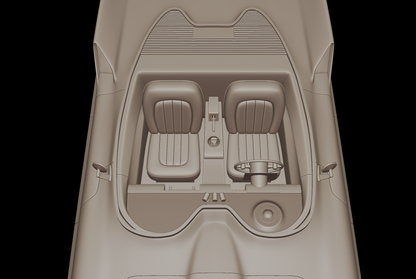 lincoln futura 1955 3d print model