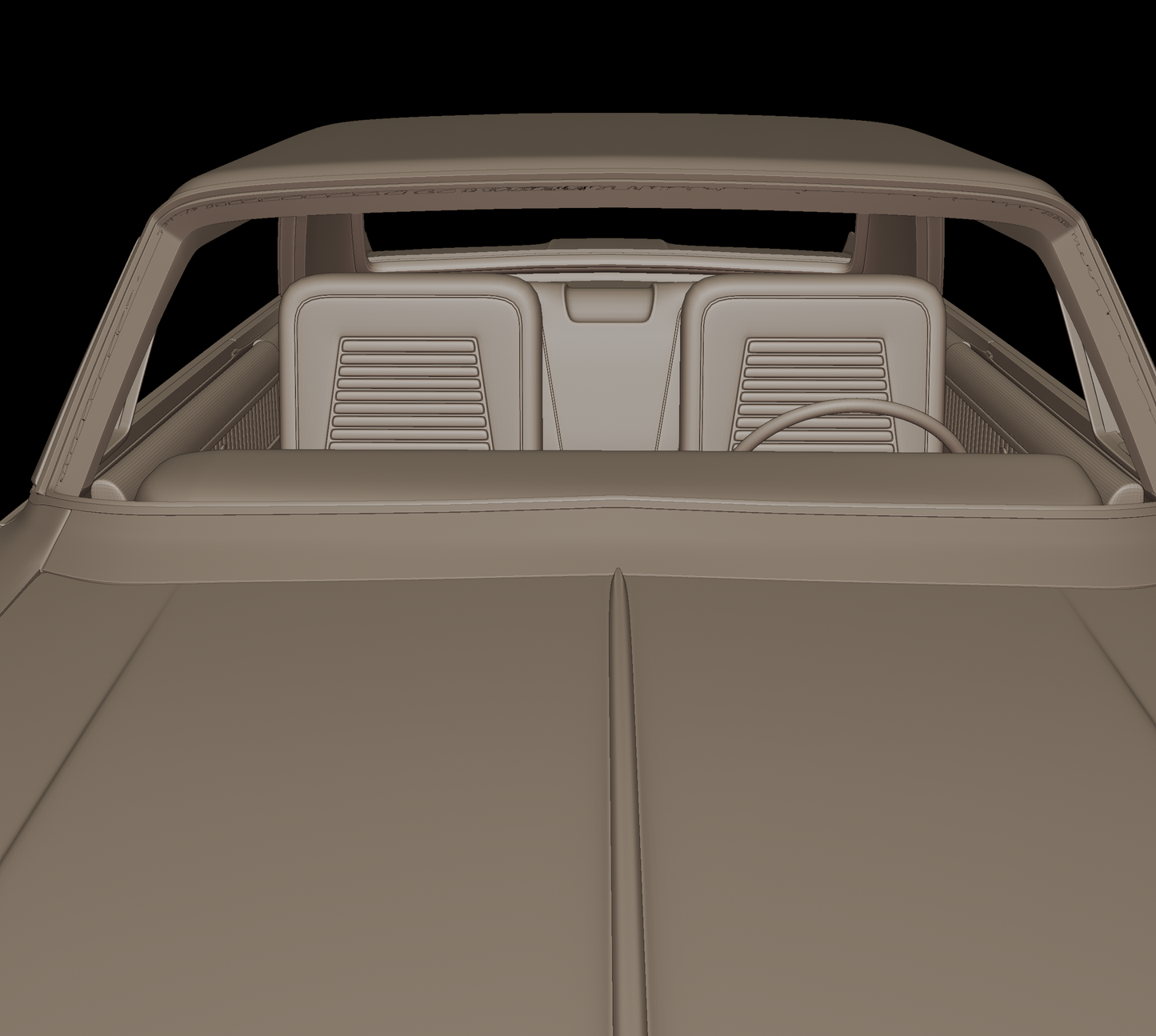 STL FILE buick wildcat 1963 3d print model - ARTISTIT