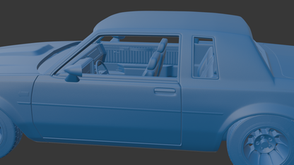 BUICK REGAL GNX 1987 3D PRINT MODEL