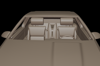 crysler  daytona shelby z 1987 3d print model