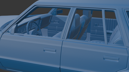 Dodge Aries K 1987 WAGON 3D PRINT MODEL