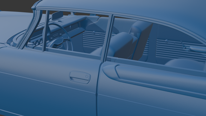DODGE CORONET LANCER 1957 TWO DOORS 3D PRINT MODEL