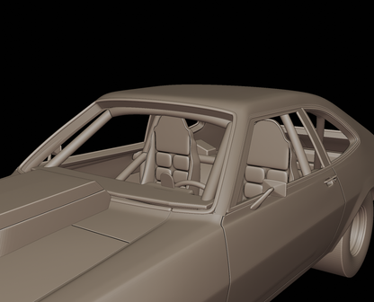 STL FILE 1972 Ford Pinto Bob Glidden Pro Stock 3d print model - ARTISTIT