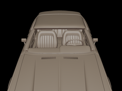 Crysler lebaron 1979 3d print model