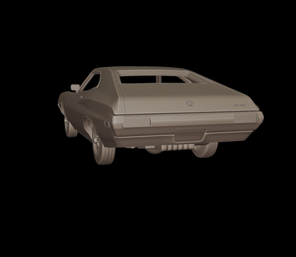 1972 Ford Gran Torino Sport 3D PRINT MODEL