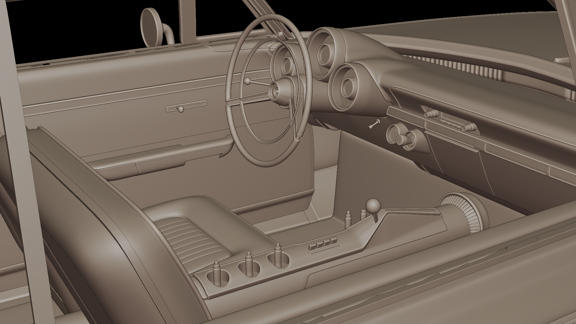 STL FILE Chrysler Turbine 1963 3D PRINT MODEL - ARTISTIT