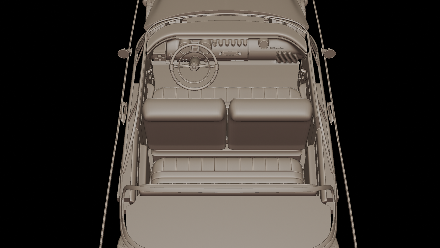 CHRYSLER 300b 1956 3D PRINT MODEL