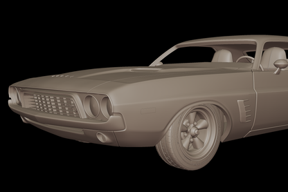 Challenger 440 1973 3D PRINT MODEL