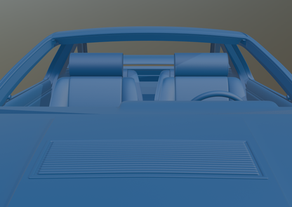DODGE DAYTONA 1984 3D PRINT MODEL