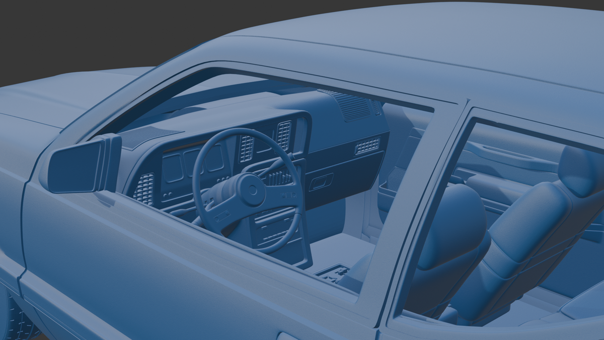 STL FILE Mercury Cougar 1988 3D PRINT MODEL - ARTISTIT