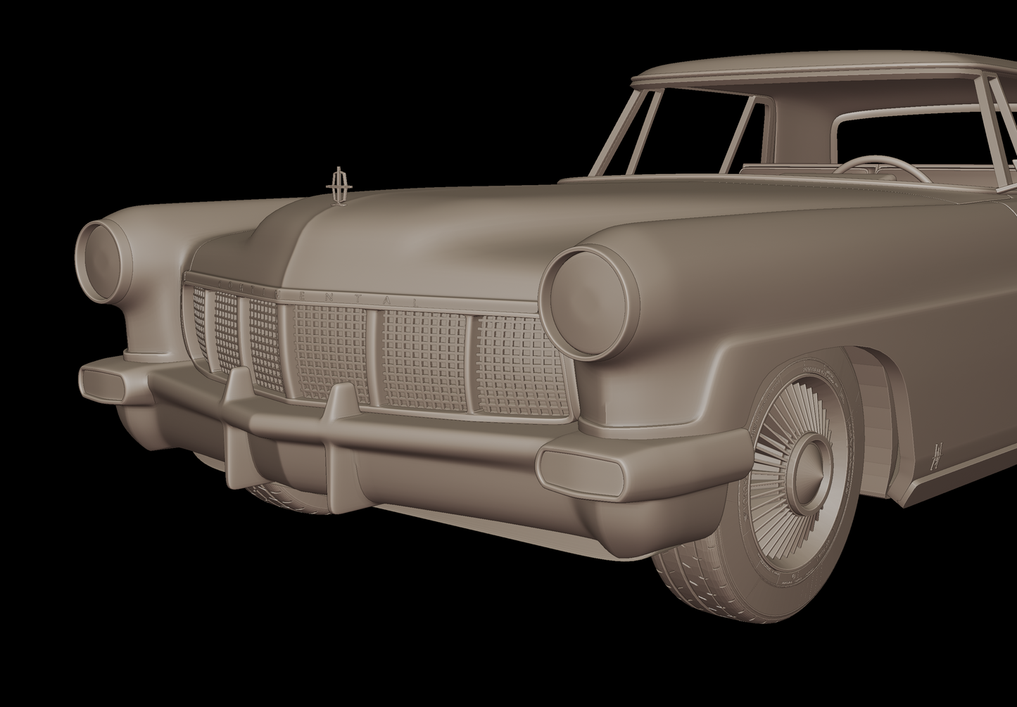 lincoln Mark II  60A 1956 3d print model